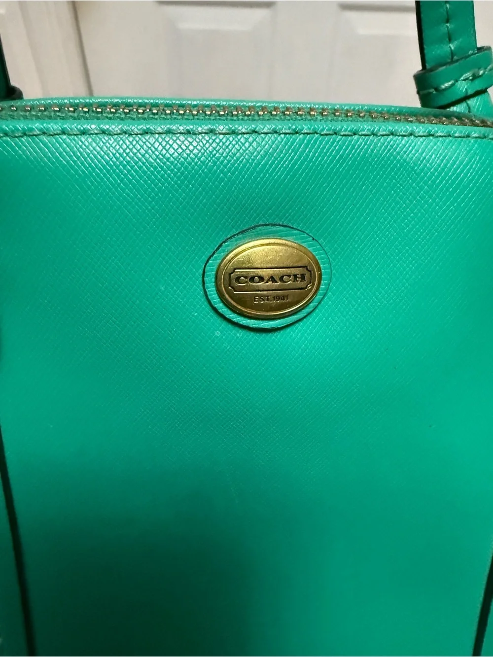 Coach Madison Leather Small Madeline Satchel (or Mini Dome Satchel) Kelly green